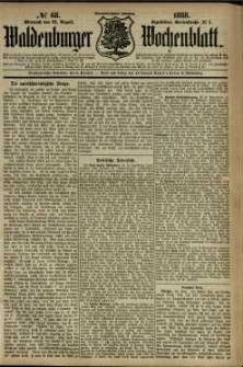 Waldenburger Wochenblatt, Jg. 34, 1888, nr 68