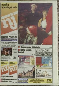 Nowiny Jeleniogórskie : tygodnik społeczny, R. 44, 2001, nr 50 (2269)