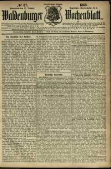 Waldenburger Wochenblatt, Jg. 34, 1888, nr 87