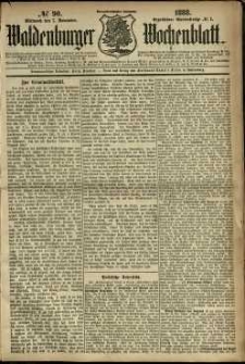 Waldenburger Wochenblatt, Jg. 34, 1888, nr 90