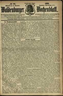Waldenburger Wochenblatt, Jg. 34, 1888, nr 92