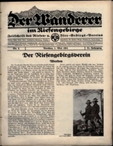 Der Wanderer im Riesengebirge, 1931, nr 5