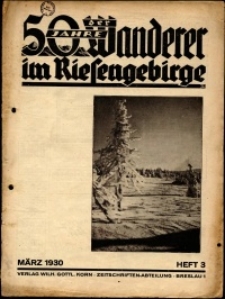 Der Wanderer im Riesengebirge, 1930, nr 3