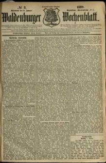 Waldenburger Wochenblatt, Jg. 35, 1889, nr 3