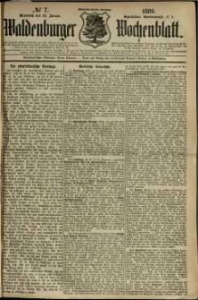 Waldenburger Wochenblatt, Jg. 35, 1889, nr 7