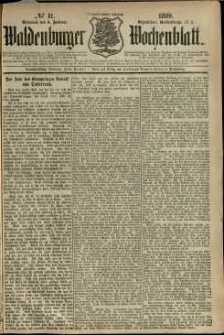 Waldenburger Wochenblatt, Jg. 35, 1889, nr 11