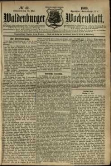 Waldenburger Wochenblatt, Jg. 35, 1889, nr 42