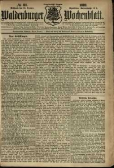Waldenburger Wochenblatt, Jg. 35, 1889, nr 83