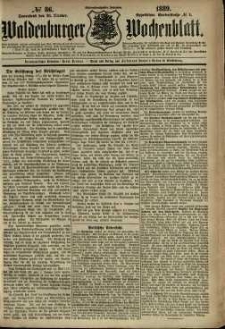Waldenburger Wochenblatt, Jg. 35, 1889, nr 86