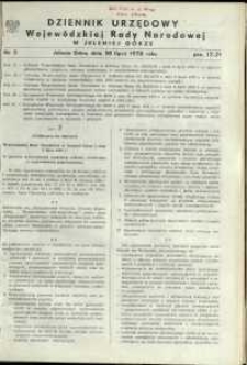 Dziennik Urzędowy Wojewódzkiej Rady Narodowej w Jeleniej Górze, 1978, nr 5