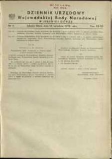 Dziennik Urzędowy Wojewódzkiej Rady Narodowej w Jeleniej Górze, 1978, nr 6