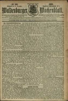 Waldenburger Wochenblatt, Jg. 35, 1889, nr 101