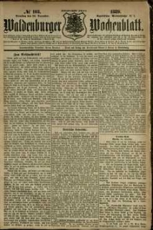 Waldenburger Wochenblatt, Jg. 35, 1889, nr 103