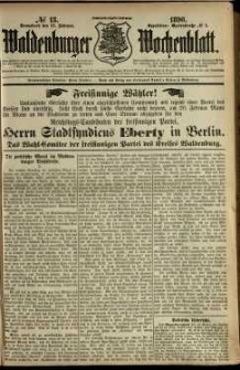Waldenburger Wochenblatt, Jg. 36, 1890, nr 13