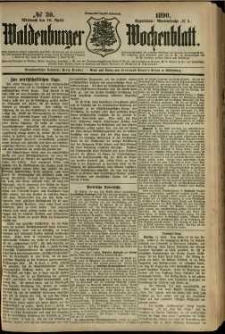 Waldenburger Wochenblatt, Jg. 36, 1890, nr 30