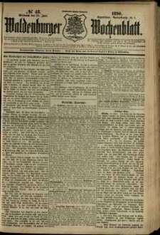 Waldenburger Wochenblatt, Jg. 36, 1890, nr 48