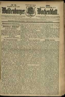 Waldenburger Wochenblatt, Jg. 36, 1890, nr 51
