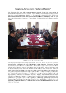 Podpisano „Porozumienie Fideikomis Chojnicki” [Dokument elektroniczny]