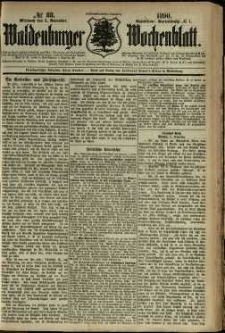 Waldenburger Wochenblatt, Jg. 36, 1890, nr 88