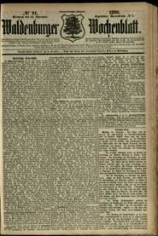 Waldenburger Wochenblatt, Jg. 36, 1890, nr 94