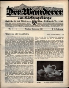 Der Wanderer im Riesengebirge, 1932, nr 9