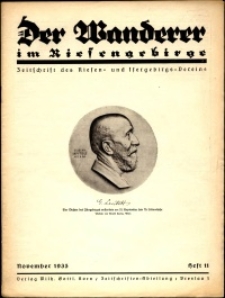 Der Wanderer im Riesengebirge, 1935, nr 11