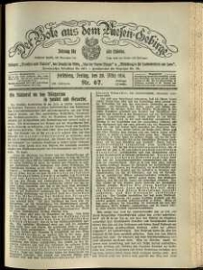 Der Bote aus dem Riesen-Gebirge : Zeitung für alle Stände, R. 102, 1914, nr 67