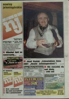 Nowiny Jeleniogórskie : tygodnik społeczny, R. 45, 2002, nr 7 (2278)