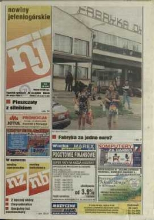 Nowiny Jeleniogórskie : tygodnik społeczny, R. 45, 2002, nr 22 (2293)