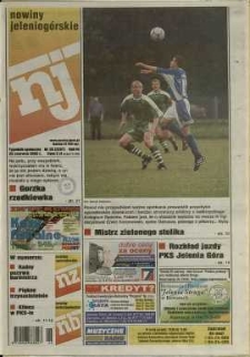 Nowiny Jeleniogórskie : tygodnik społeczny, R. 45, 2002, nr 26 (2297)