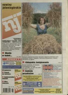 Nowiny Jeleniogórskie : tygodnik społeczny, R. 45, 2002, nr 36 (2307)