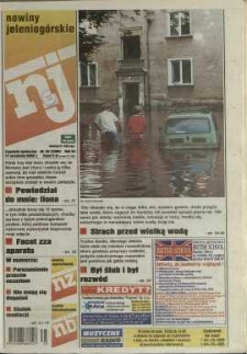 Nowiny Jeleniogórskie : tygodnik społeczny, R. 45, 2002, nr 38 (2309)