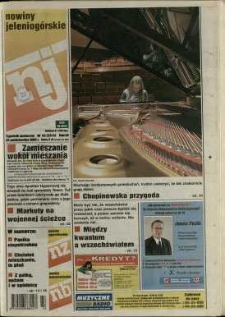 Nowiny Jeleniogórskie : tygodnik społeczny, R. 45, 2002, nr 43 (2314)