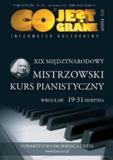 Co Jest Grane : informator kulturalny, 2012, nr 222 sierpień