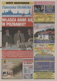 Panorama Oleśnicka: tygodnik Ziemi Oleśnickiej, 2003, nr 9 (777)