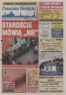 Panorama Oleśnicka: tygodnik Ziemi Oleśnickiej, 2003, nr 35 (803)