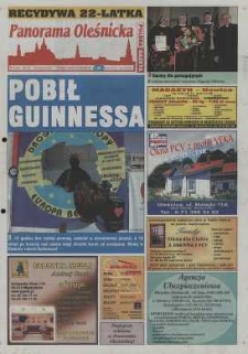 Panorama Oleśnicka: tygodnik Ziemi Oleśnickiej, 2003, nr 44 (812)