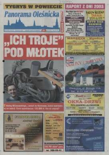 Panorama Oleśnicka: tygodnik Ziemi Oleśnickiej, 2003, nr 45 (813)