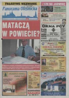 Panorama Oleśnicka: tygodnik Ziemi Oleśnickiej, 2003, nr 61 (829)