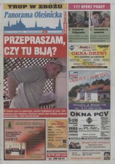 Panorama Oleśnicka: tygodnik Ziemi Oleśnickiej, 2003, nr 63 (831 )