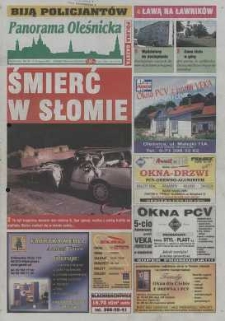Panorama Oleśnicka: tygodnik Ziemi Oleśnickiej, 2003, nr 64/65 (832/833)