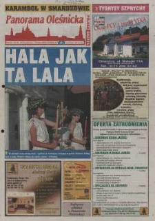 Panorama Oleśnicka: tygodnik Ziemi Oleśnickiej, 2003, nr 68 (836)