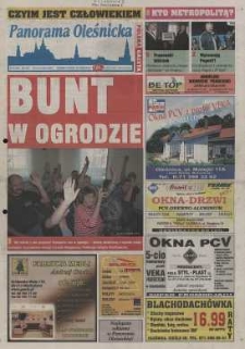 Panorama Oleśnicka: tygodnik Ziemi Oleśnickiej, 2003, nr 73 (841)