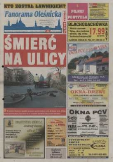 Panorama Oleśnicka: tygodnik Ziemi Oleśnickiej, 2003, nr 87 (855)