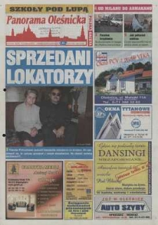 Panorama Oleśnicka: tygodnik Ziemi Oleśnickiej, 2003, nr 91 (859)