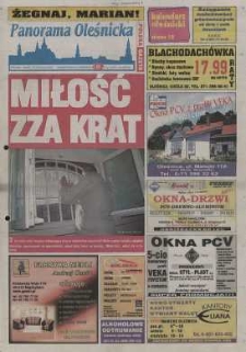 Panorama Oleśnicka: tygodnik Ziemi Oleśnickiej, 2003, nr 92 (860)