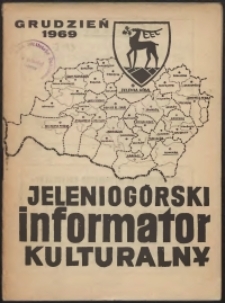 Jeleniog&oacute;rski Informator Kulturalny, grudzień 1969