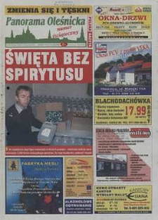 Panorama Oleśnicka: tygodnik Ziemi Oleśnickiej, 2003, nr 101/102 (869/870)