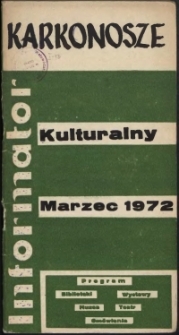 Karkonosze: Informator Kulturalny, marzec 1972
