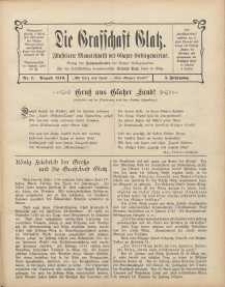Die Grafschaft Glatz : Illustrierte Monatschrift des Glatzer Gebirgsvereins, Jr. 5, 1910, nr 8